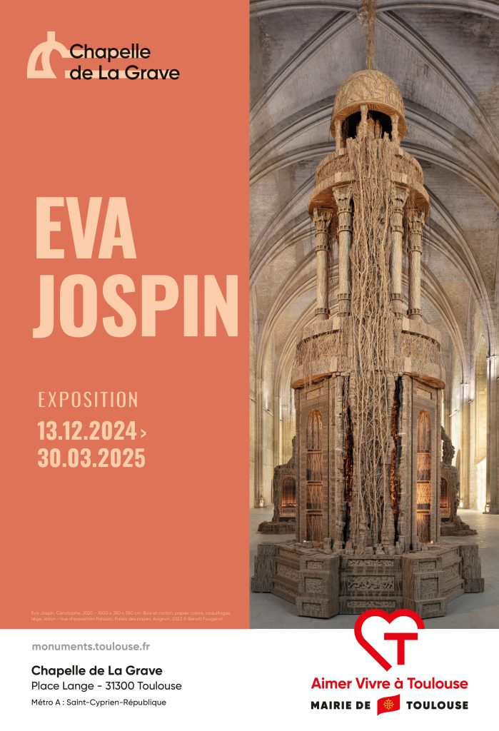 Affiche Eva Jospin avec sculpture